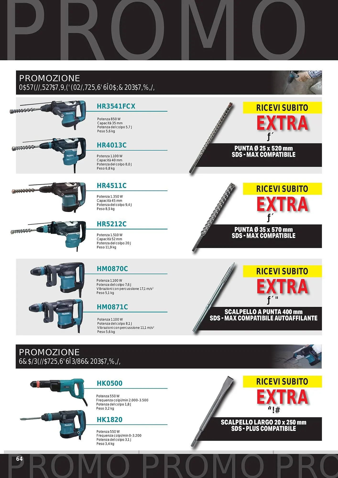 Volantino Makita da 1 ottobre a 31 marzo di 2024 - Pagina del volantino 66