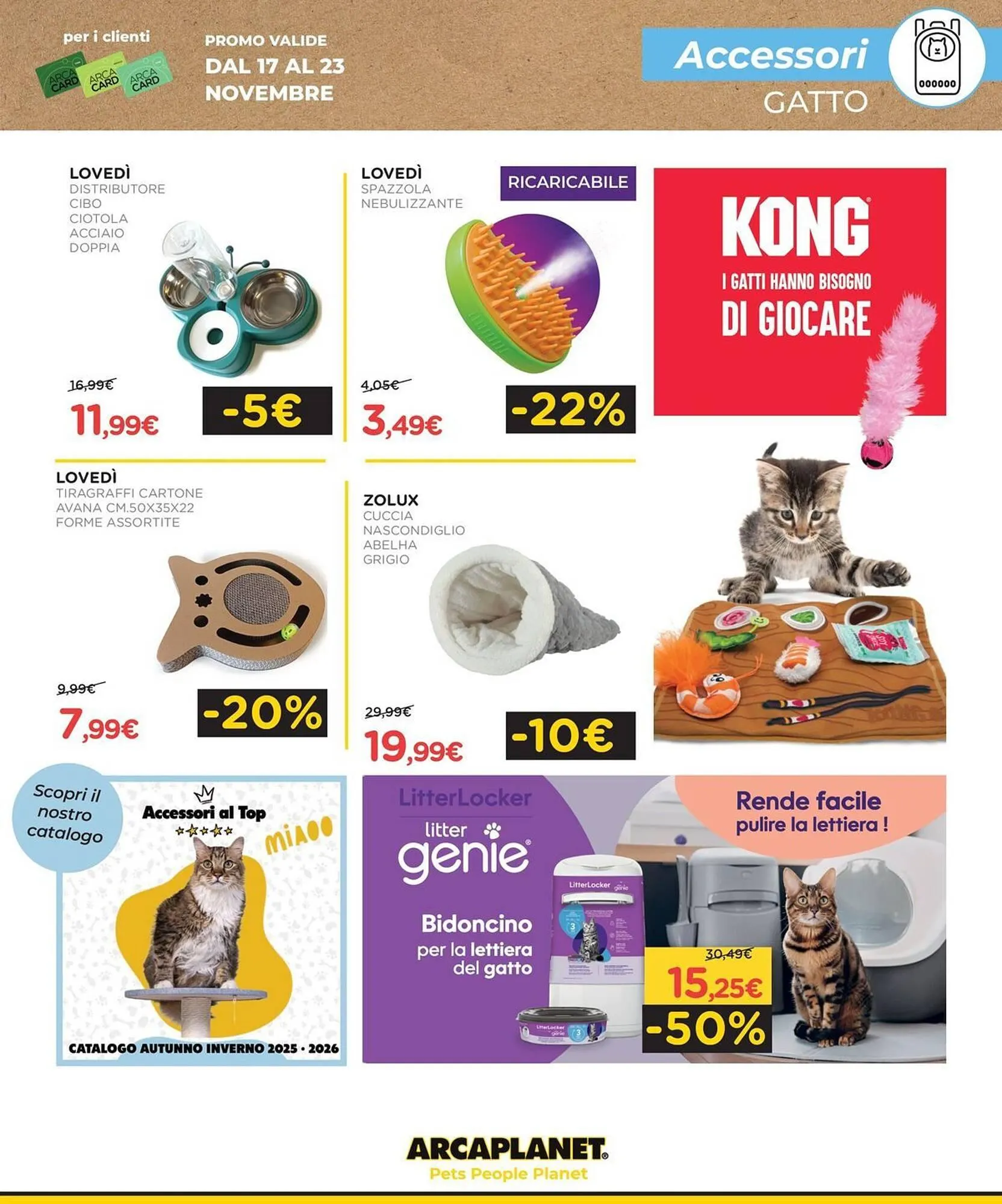 Volantino Arcaplanet da 17 novembre a 23 novembre di 2025 - Pagina del volantino 25