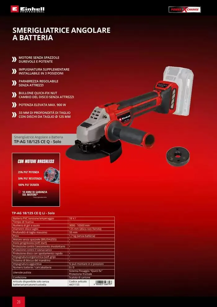 Elettroutensili 2025 da 11 febbraio a 31 dicembre di 2025 - Pagina del volantino 28