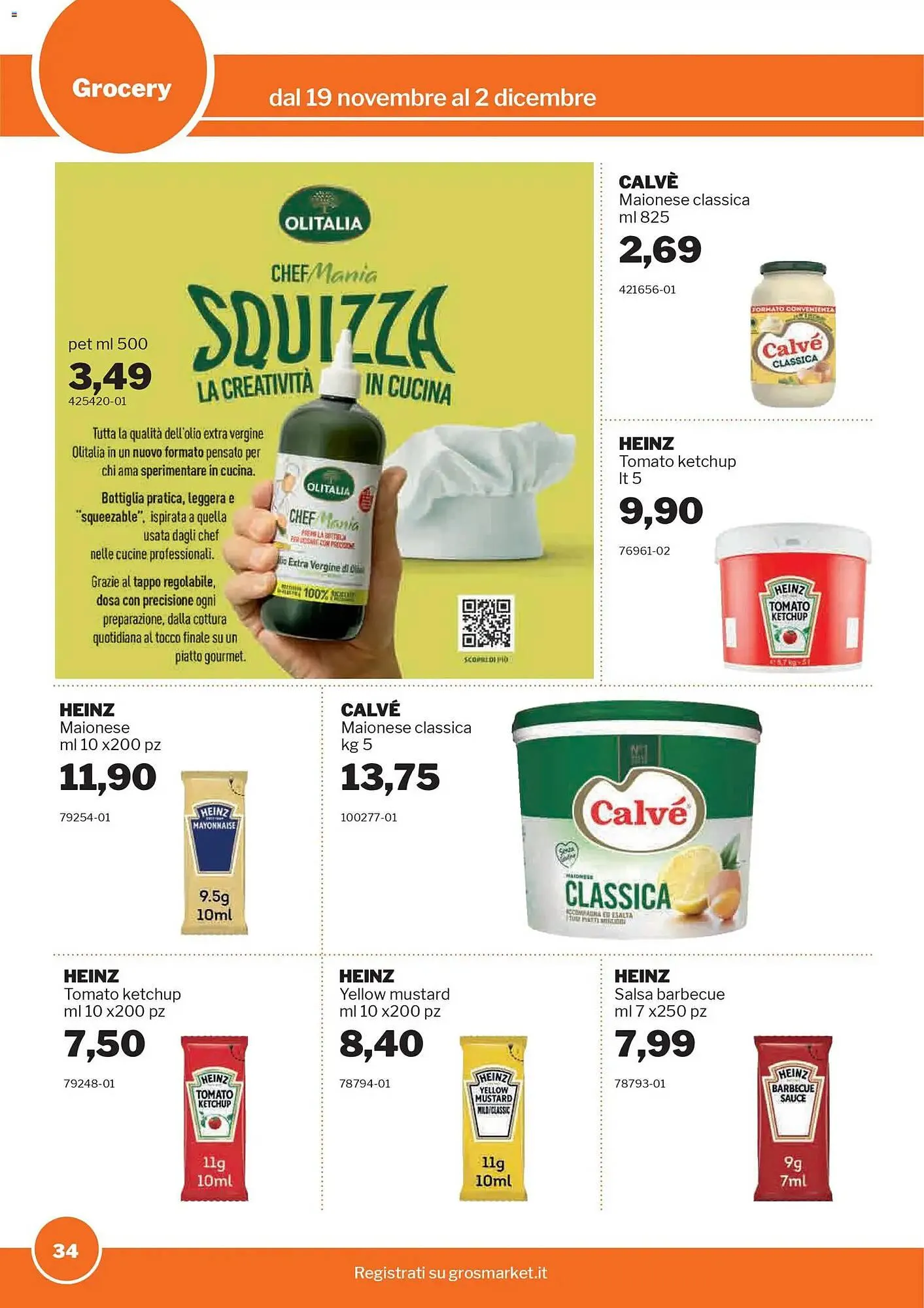 Volantino GrosMarket da 19 novembre a 2 dicembre di 2025 - Pagina del volantino 34