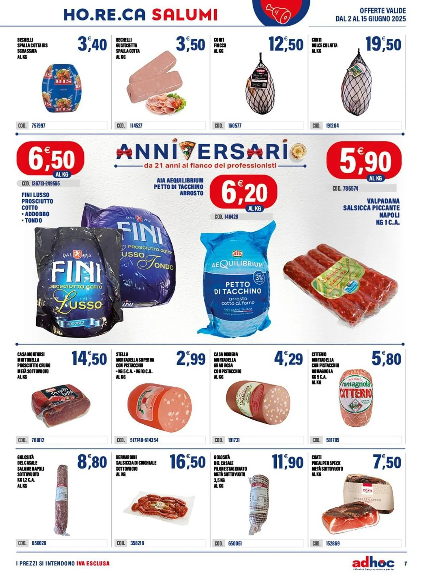 Volantino Adhoc da 2 giugno a 15 giugno di 2025 - Pagina del volantino 7