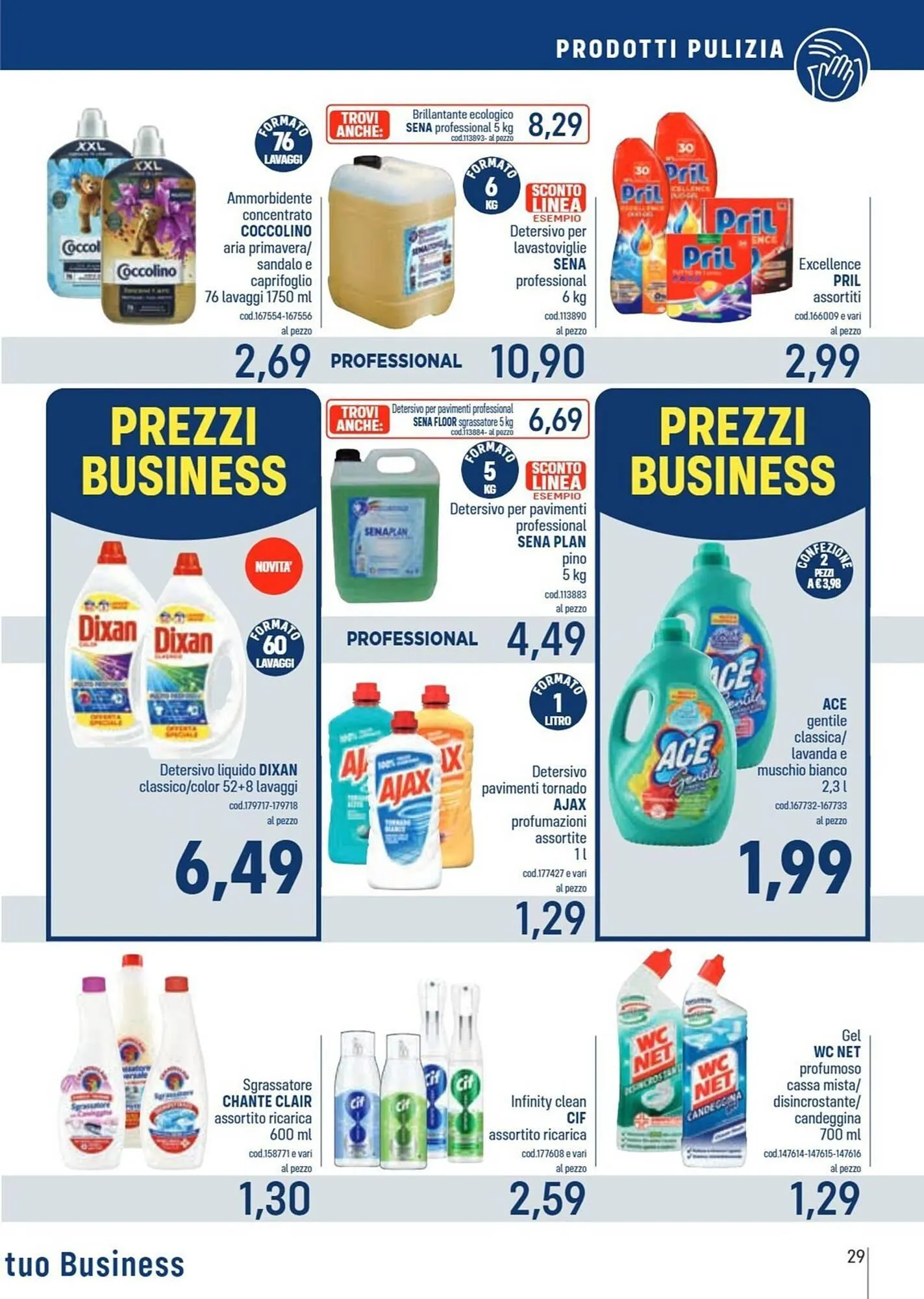 Volantino Talento Professional Store da 22 dicembre a 4 gennaio di 2026 - Pagina del volantino 29