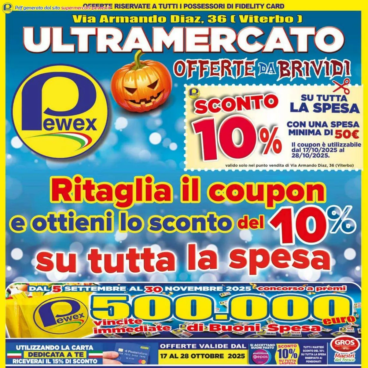 Pewex Volantino attuale da 28 ottobre a 11 novembre di 2025 - Pagina del volantino 1