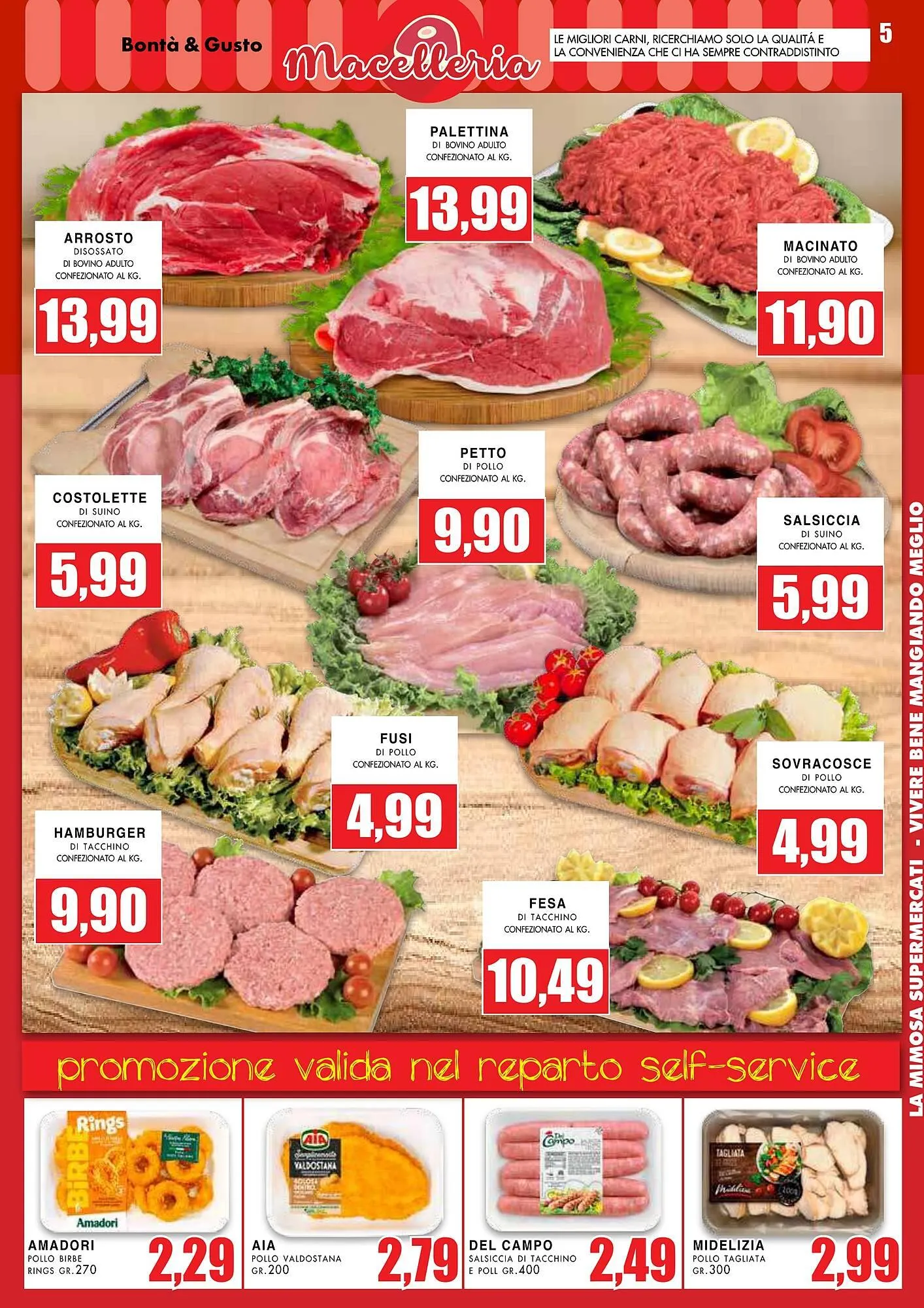 Volantino La Mimosa Supermercati da 3 novembre a 16 novembre di 2025 - Pagina del volantino 5