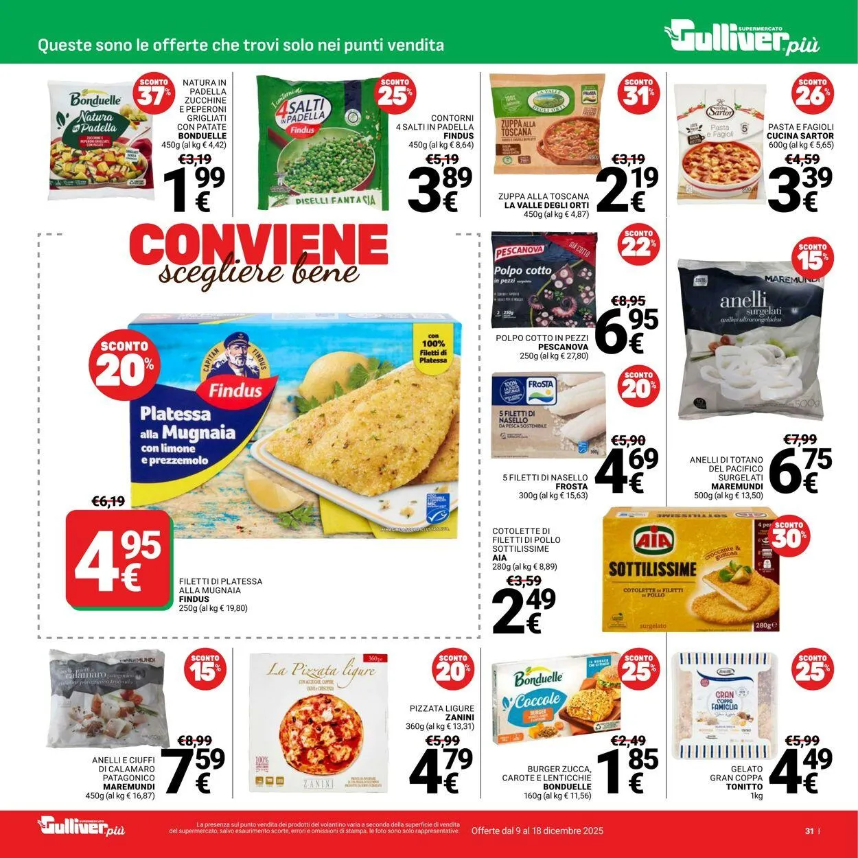 Gulliver Volantino attuale da 9 dicembre a 18 dicembre di 2025 - Pagina del volantino 31