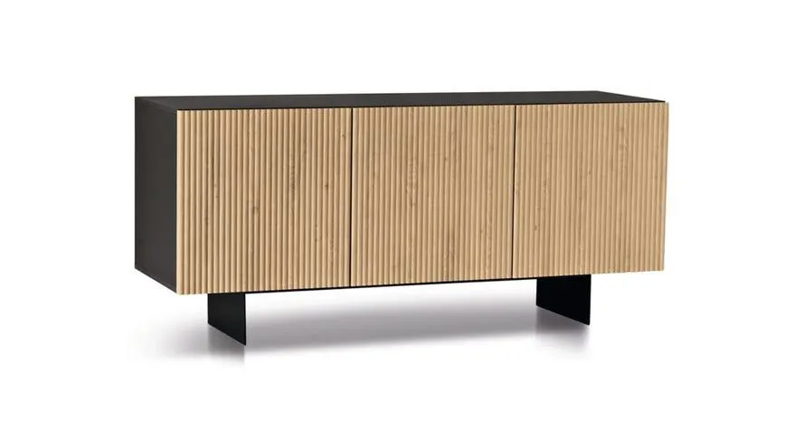 Aston madia 3 ante colore antracite e rovere chiaro