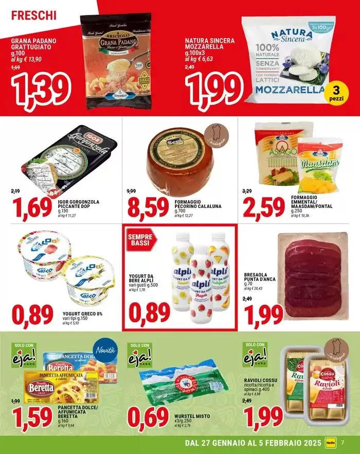 Tanti prodotti a 0,99 euro  da 27 gennaio a 5 febbraio di 2025 - Pagina del volantino 7