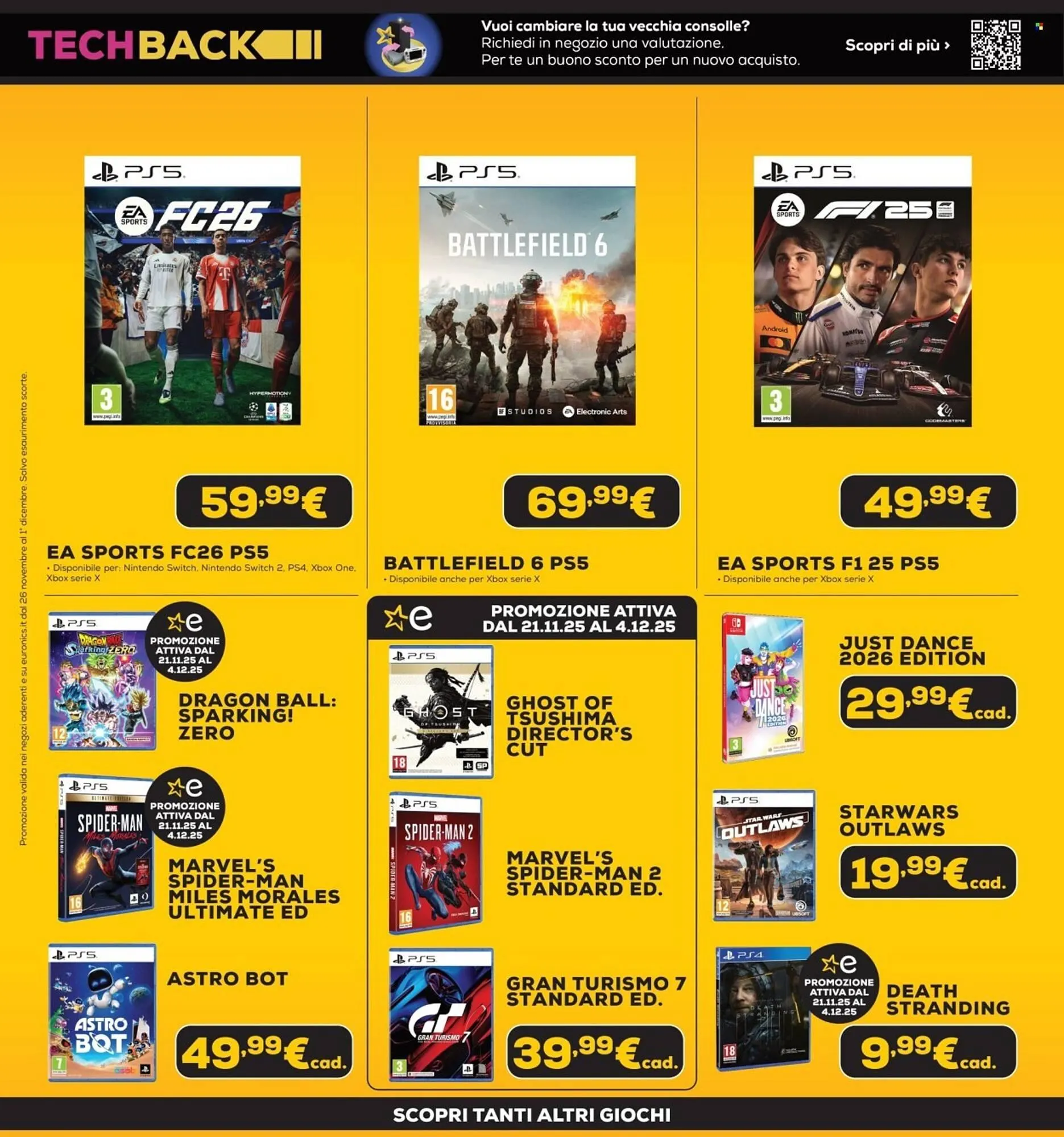 Volantino Euronics da 26 novembre a 1 dicembre di 2025 - Pagina del volantino 38