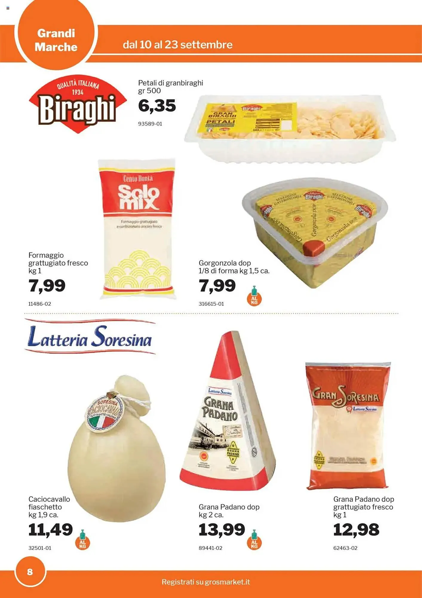 Volantino GrosMarket da 10 settembre a 23 settembre di 2025 - Pagina del volantino 8