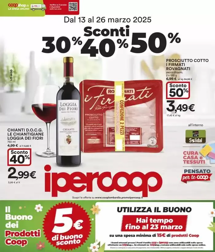 Sconti 30% - 40% - 50% da 13 marzo a 26 marzo di 2025 - Pagina del volantino 1