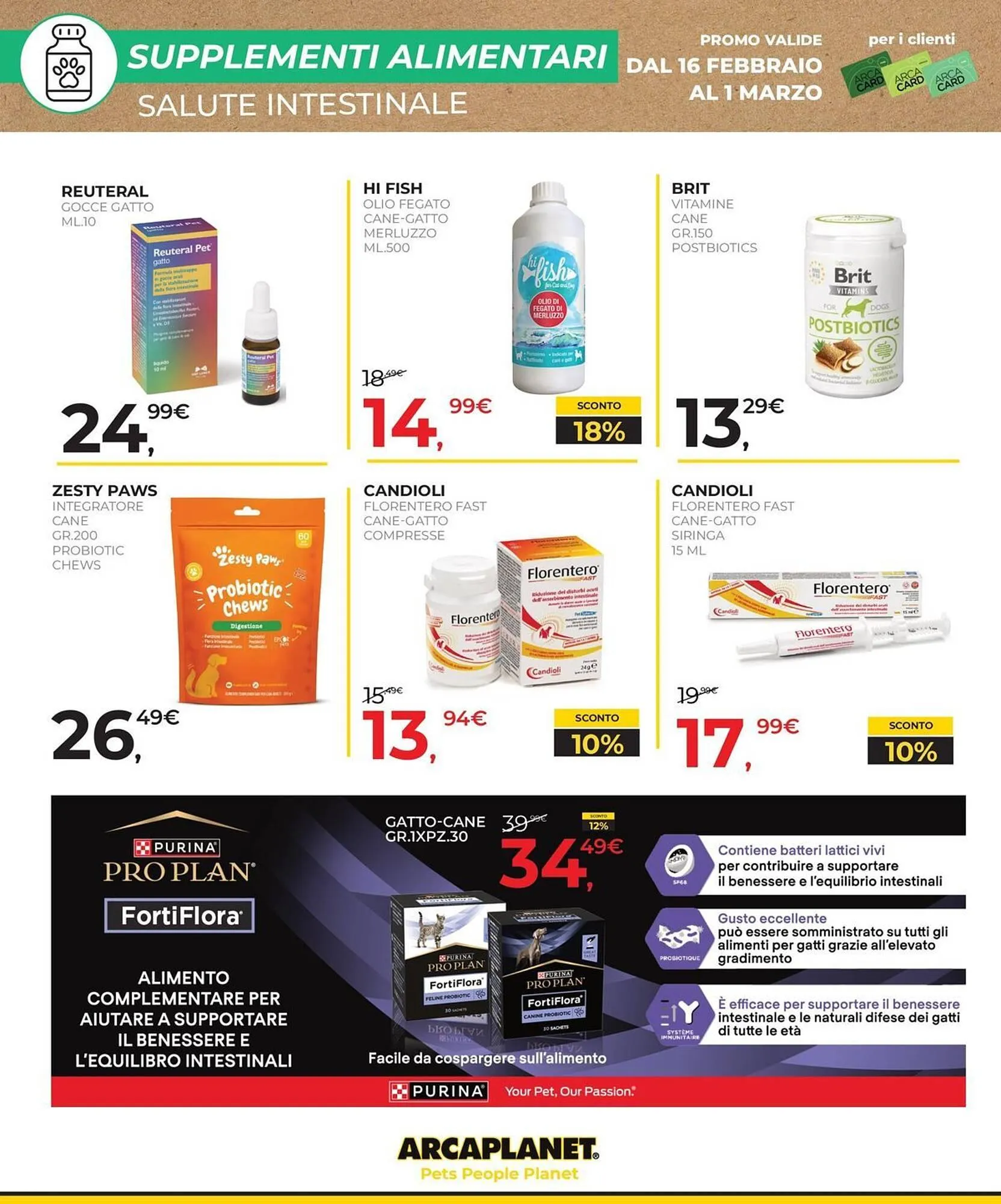 Volantino Arcaplanet da 16 febbraio a 28 febbraio di 2026 - Pagina del volantino 26