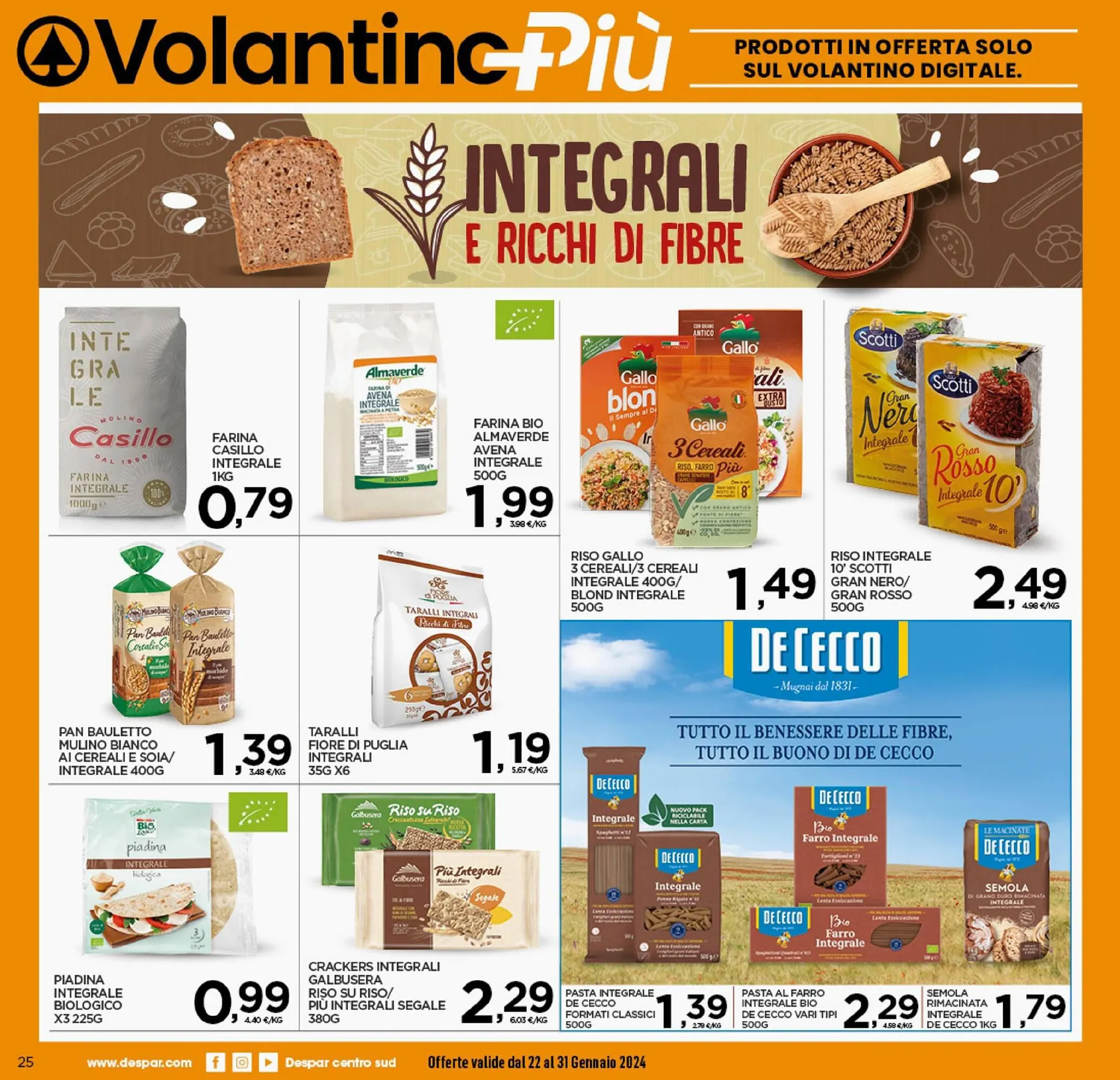 Volantino Iperspar da 22 gennaio a 31 gennaio di 2024 - Pagina del volantino 25