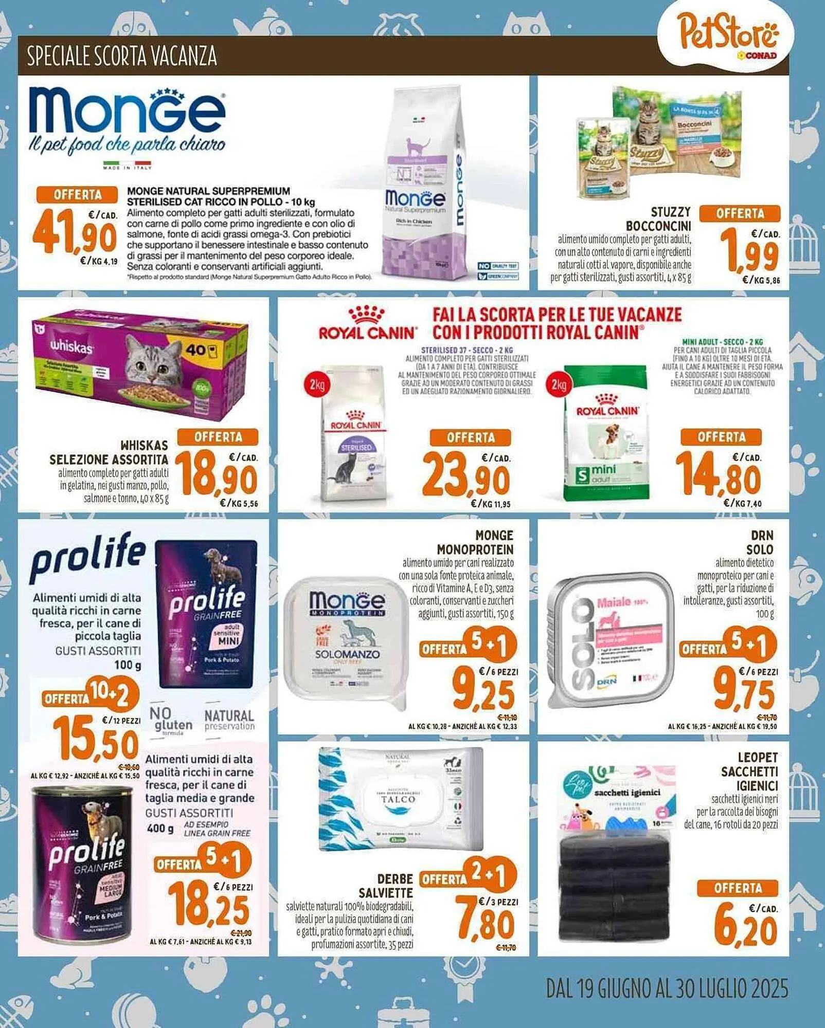 Volantino Pet Store Conad da 19 giugno a 30 luglio di 2025 - Pagina del volantino 7