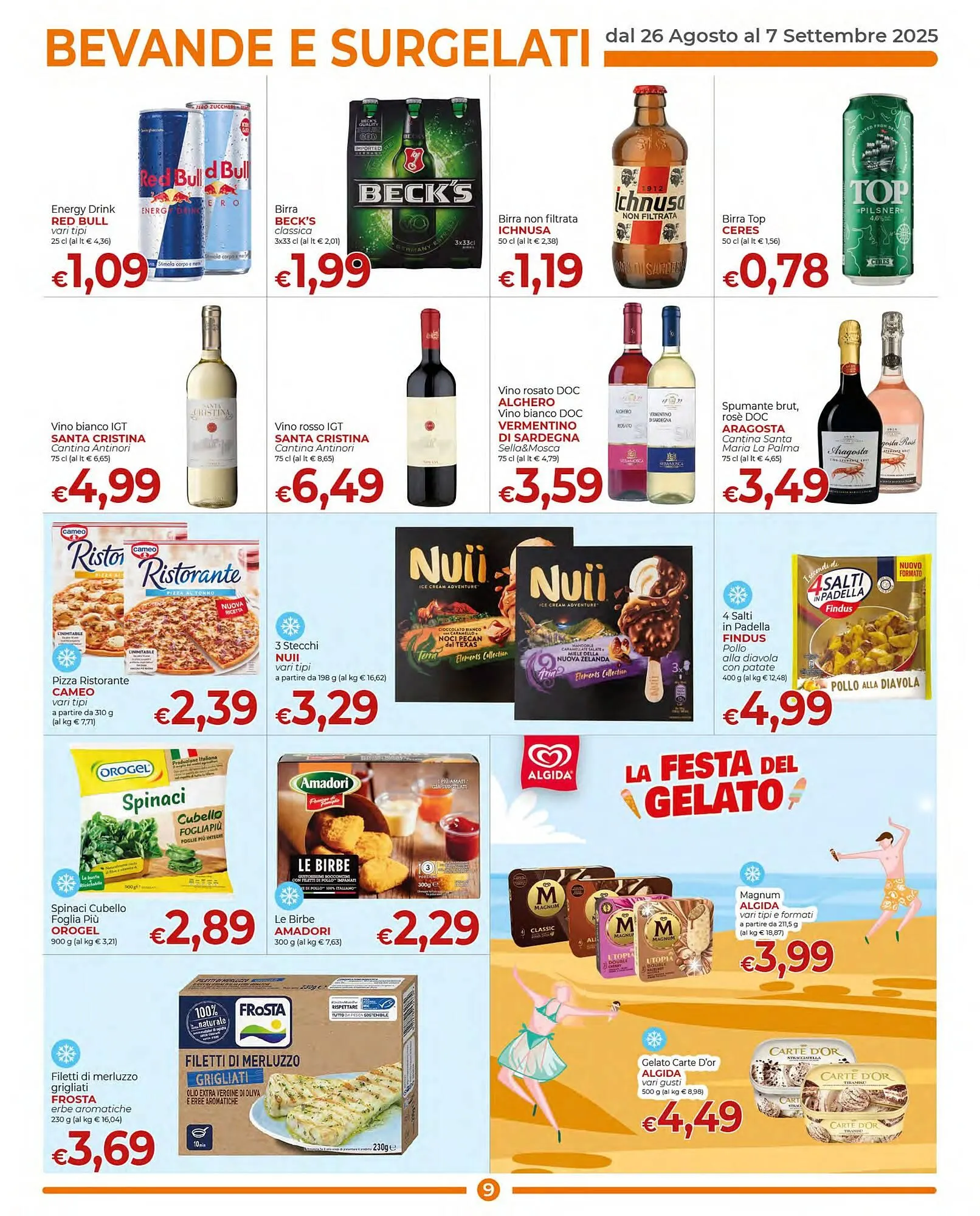 Volantino Supermercati Nonna Isa da 26 agosto a 7 settembre di 2025 - Pagina del volantino 9