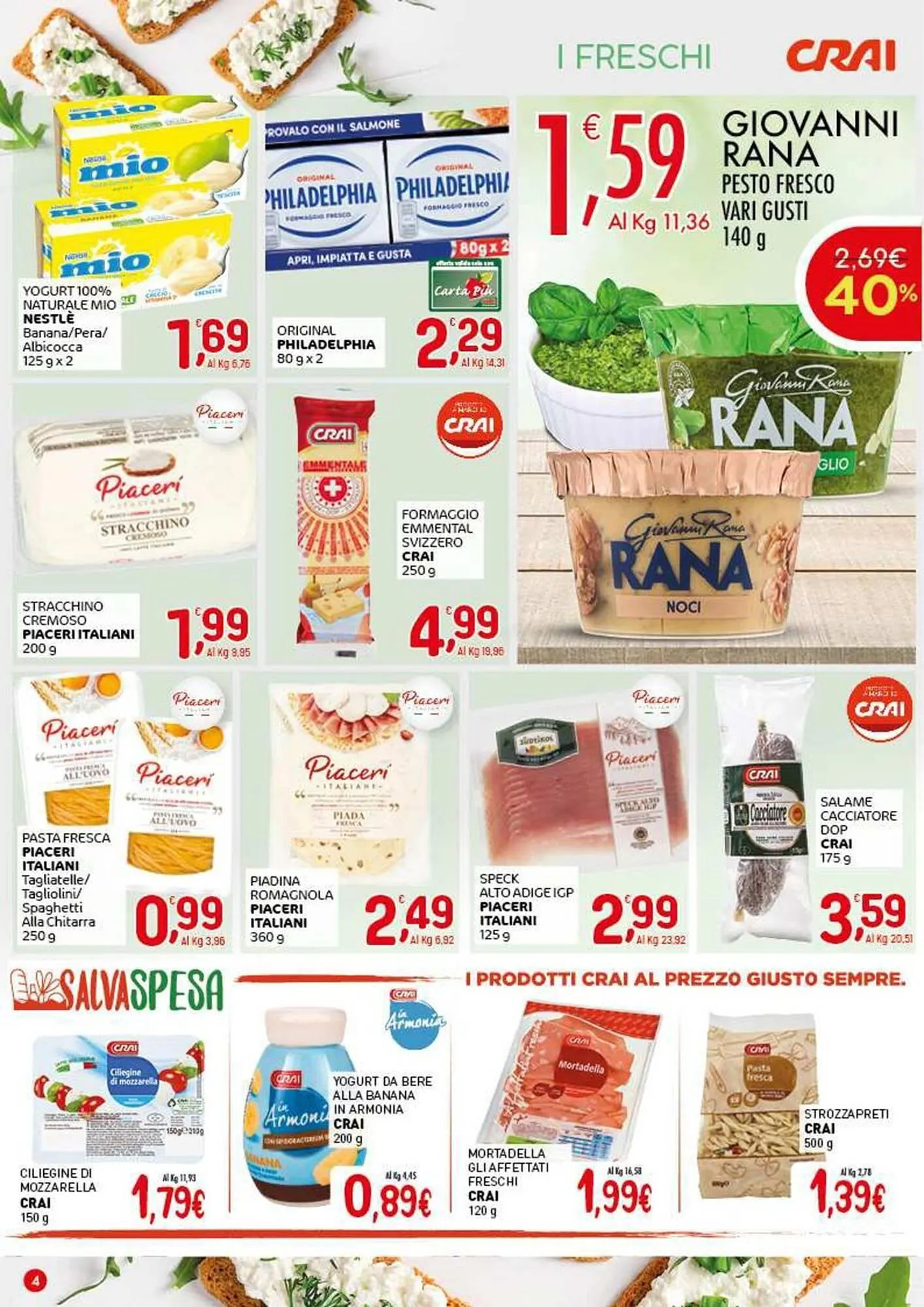 Volantino Crai da 29 maggio a 11 giugno di 2025 - Pagina del volantino 4