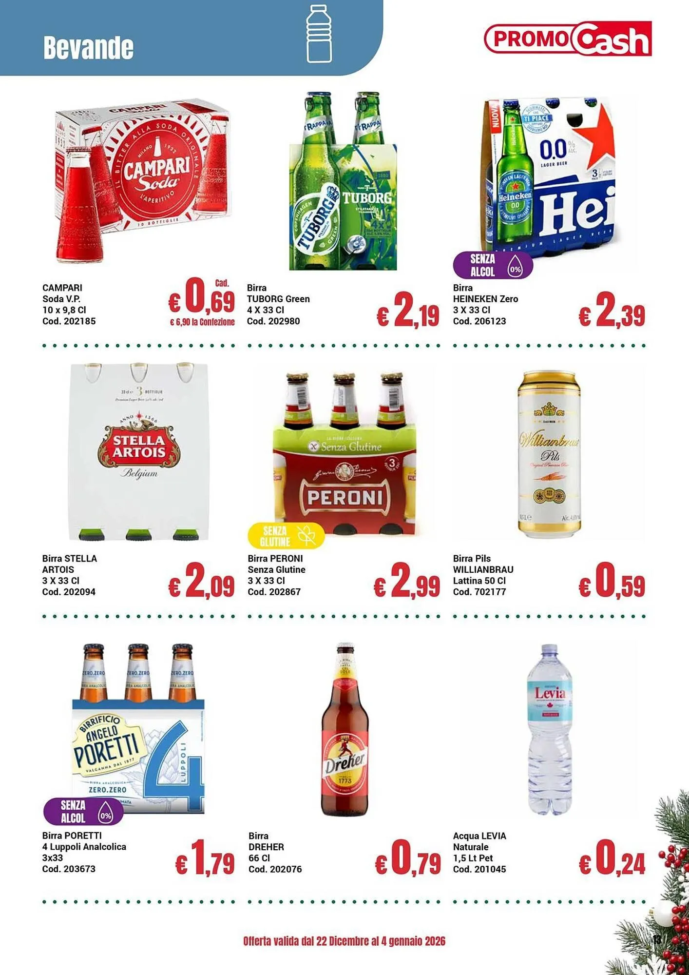 Volantino Centro Cash da 22 dicembre a 4 gennaio di 2026 - Pagina del volantino 13