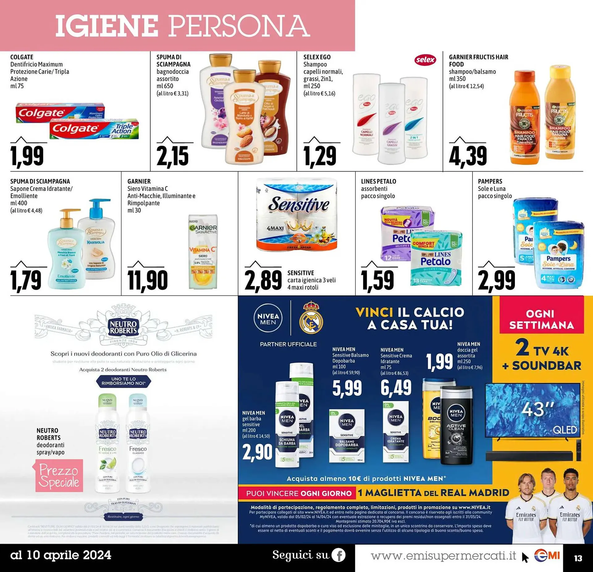 Volantino Emi Supermercati da 3 aprile a 10 aprile di 2024 - Pagina del volantino 13