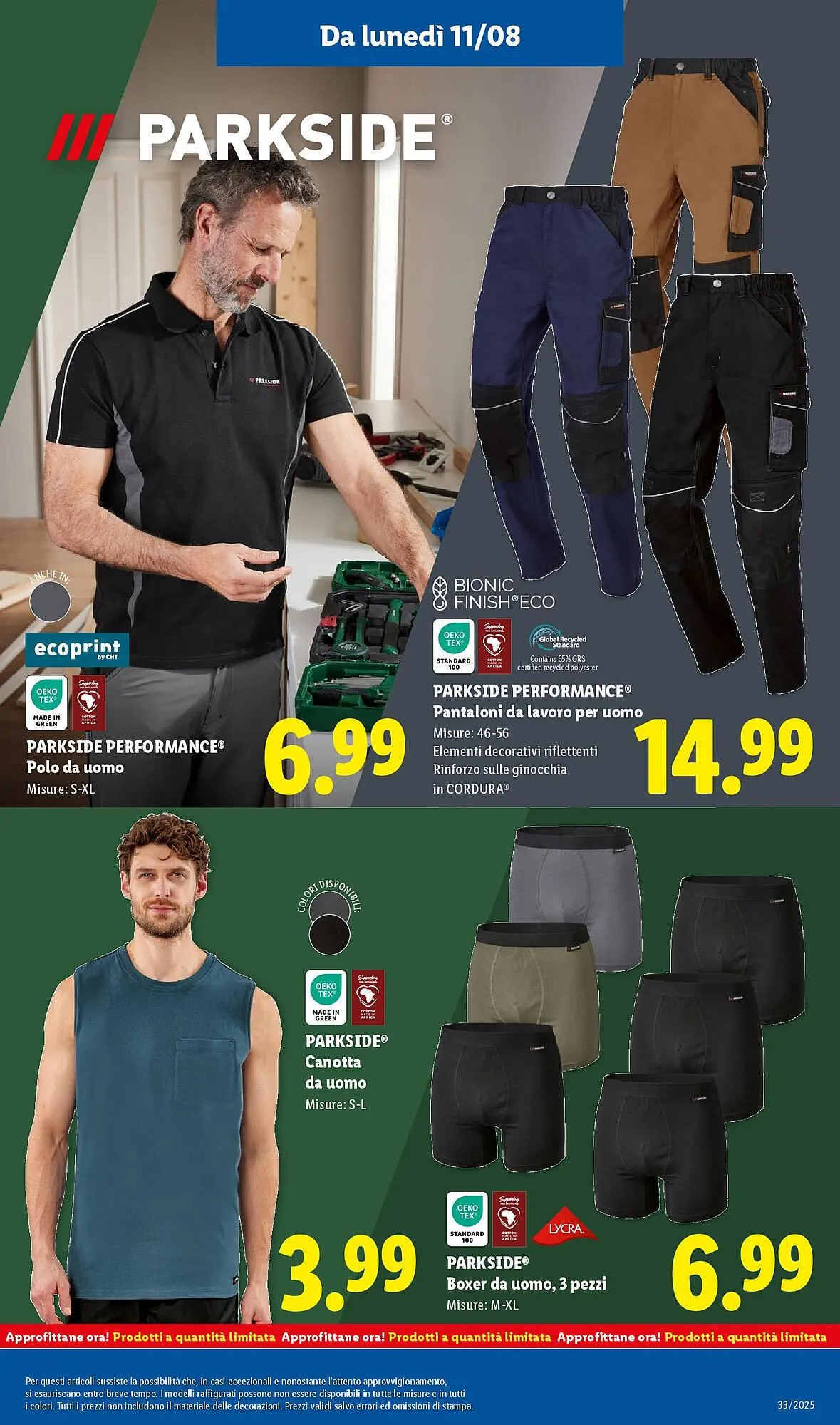 Volantino Lidl da 11 agosto a 17 agosto di 2025 - Pagina del volantino 35