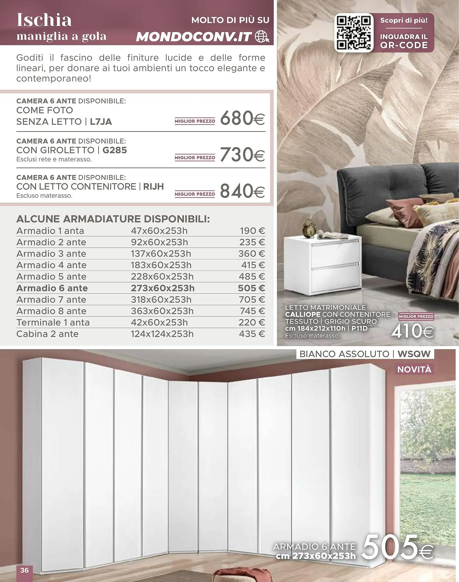 Volantino Mondo Convenienza da 1 aprile a 1 settembre di 2024 - Pagina del volantino 36