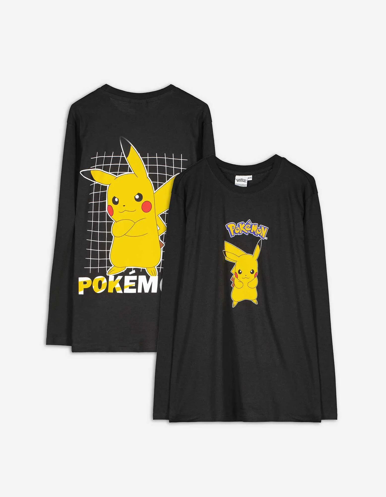 Maglia a manica lunga - Pokémon - grigio scuro