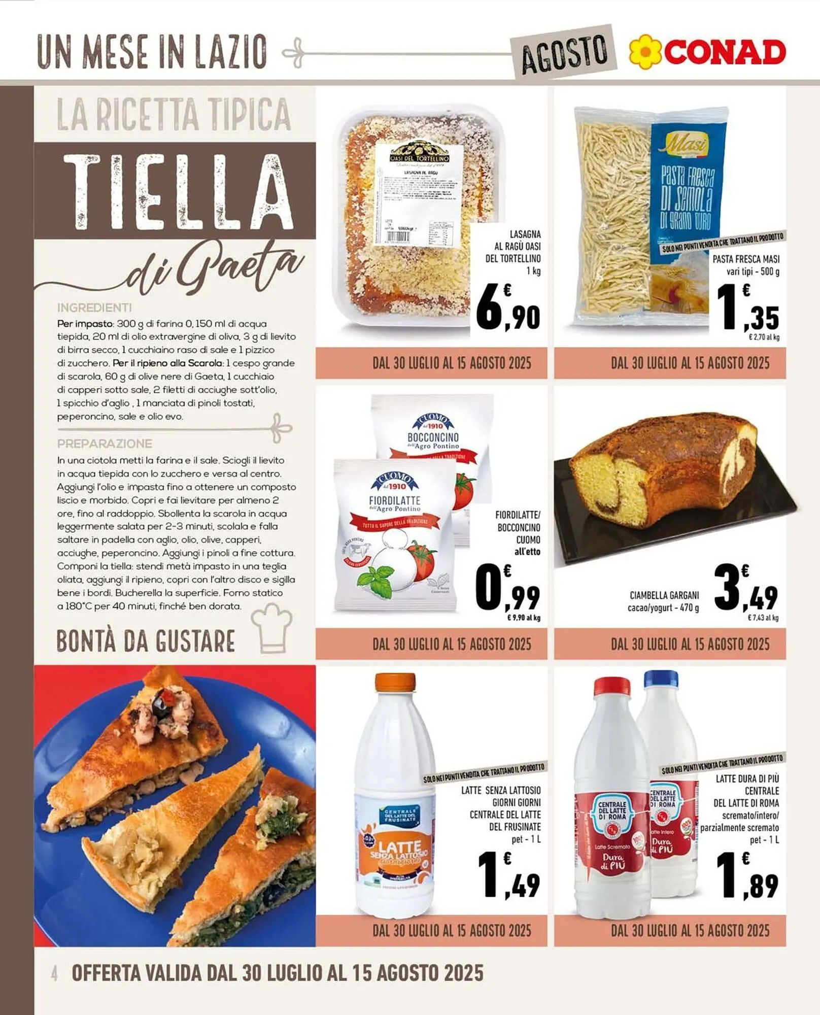 Volantino Conad da 30 luglio a 31 agosto di 2025 - Pagina del volantino 4