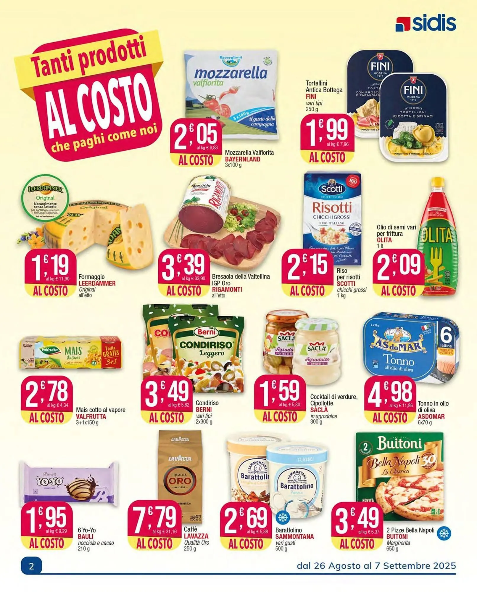 Volantino Sidis da 26 agosto a 7 settembre di 2025 - Pagina del volantino 2