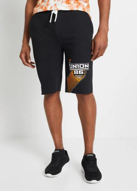 Bermuda in felpa con poliestere riciclato