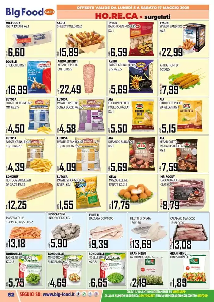Al prezzo giusto da 5 maggio a 17 maggio di 2025 - Pagina del volantino 62