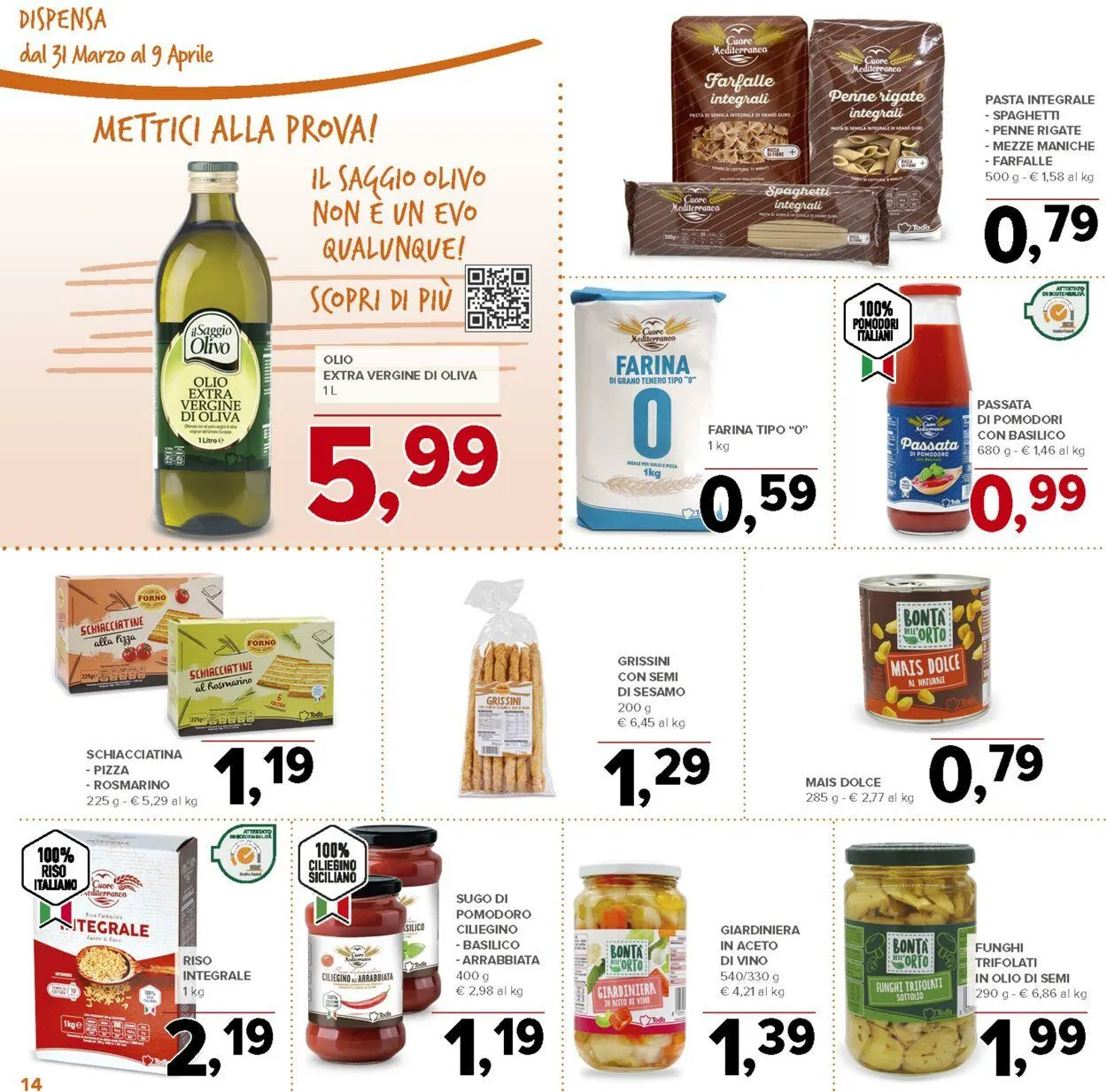 Todis Volantino attuale da 14 maggio a 28 maggio di 2025 - Pagina del volantino 14