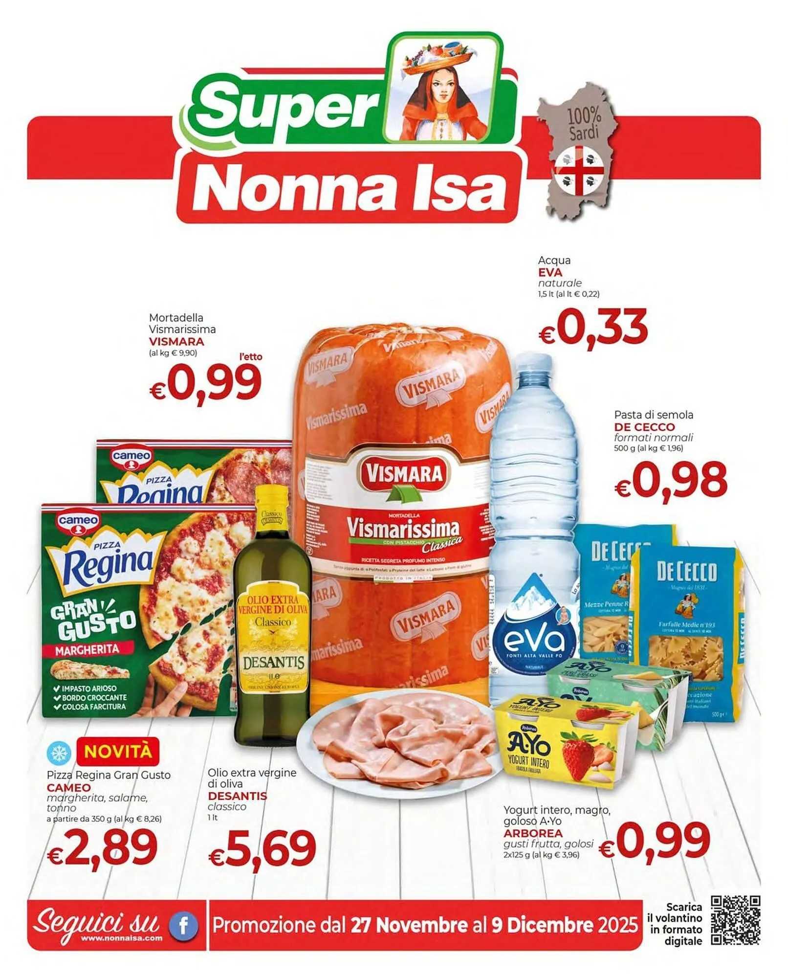 Volantino Supermercati Nonna Isa da 27 novembre a 9 dicembre di 2025 - Pagina del volantino 1