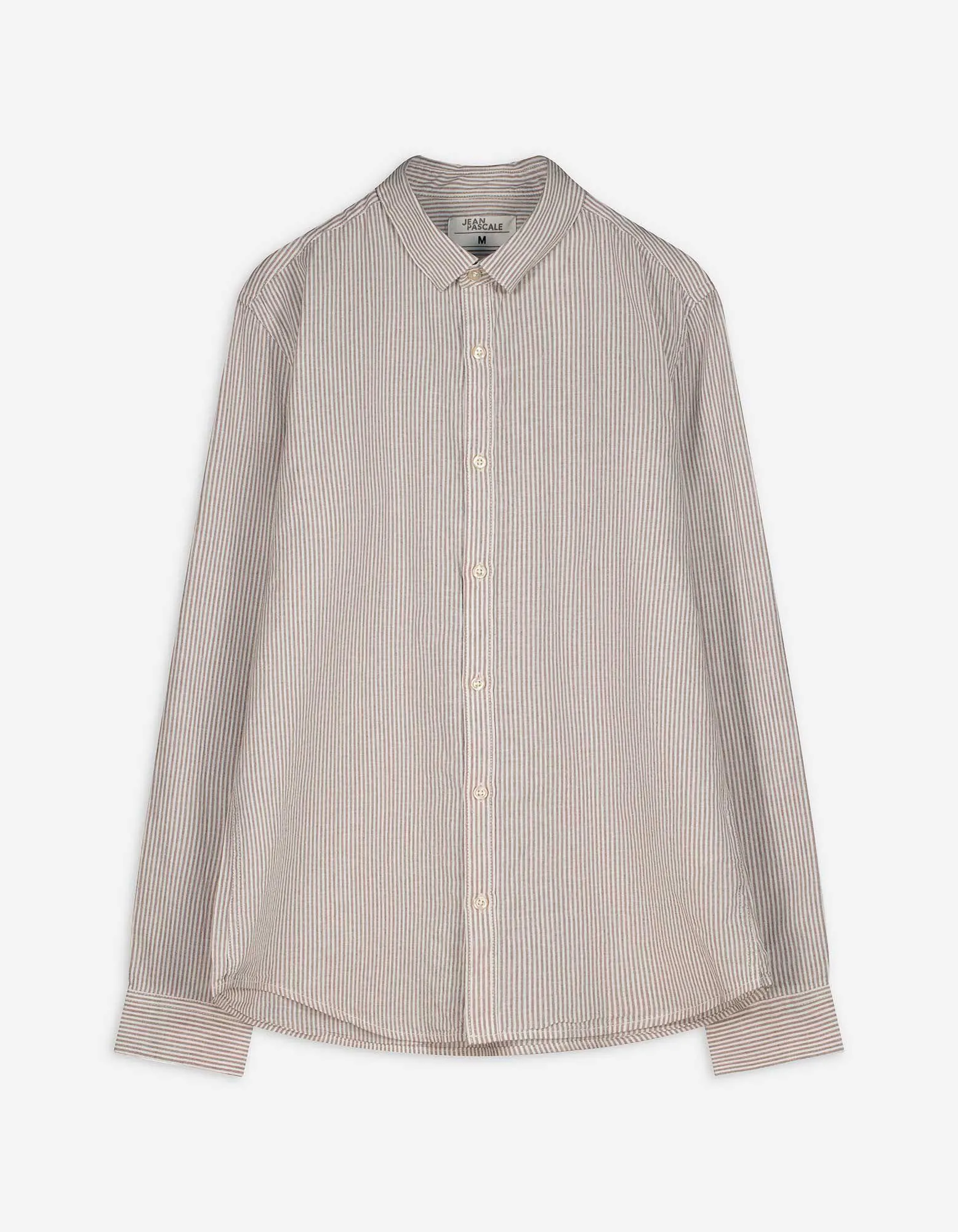 Camicia - Misto lino - marrone chiaro
