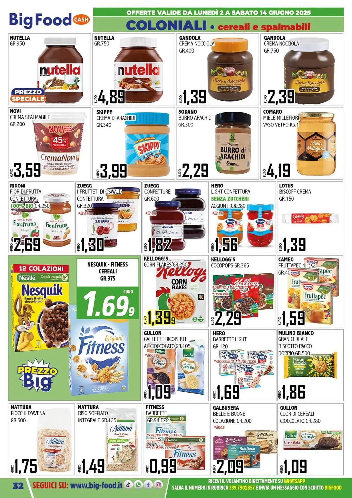 Volantino Big Food da 2 giugno a 14 giugno di 2025 - Pagina del volantino 32