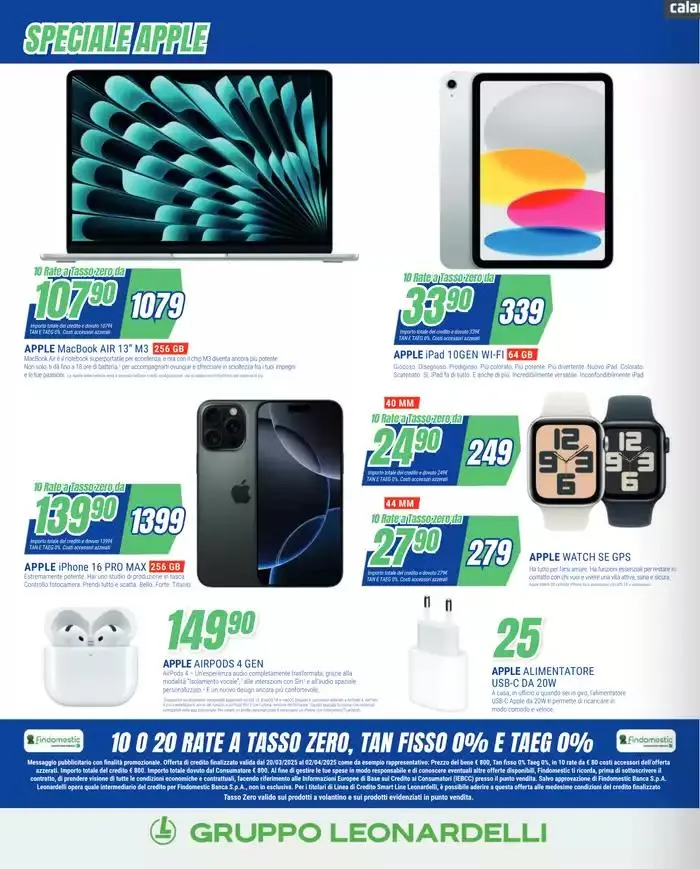 Tecnologia a tasso zero da 20 marzo a 2 aprile di 2025 - Pagina del volantino 28