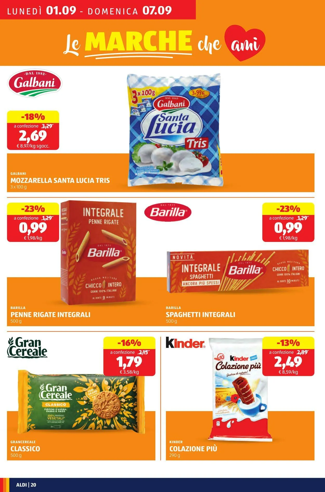 Aldi Volantino attuale da 1 settembre a 7 settembre di 2025 - Pagina del volantino 20