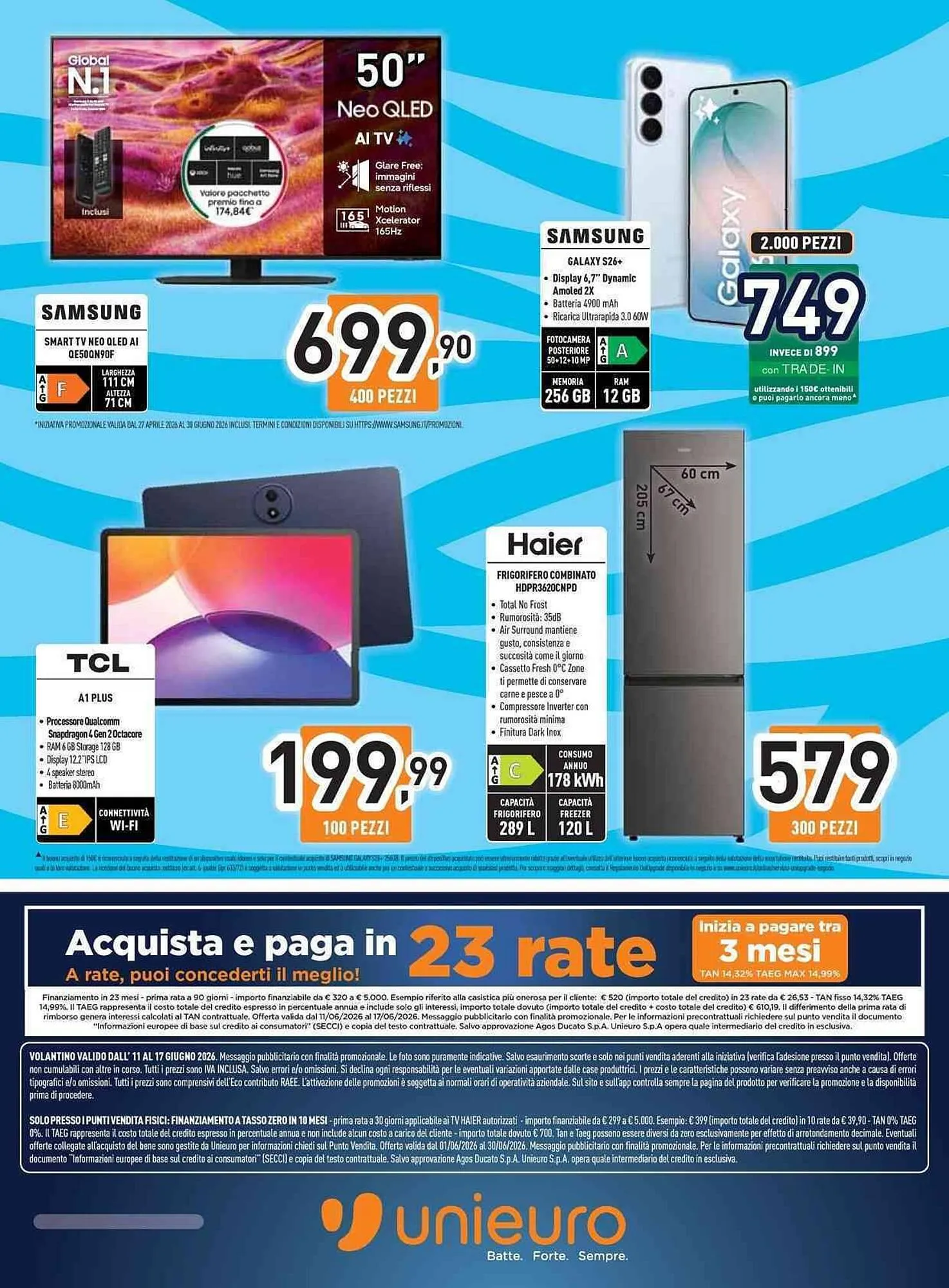 Volantino Unieuro da 11 giugno a 17 giugno di 2026 - Pagina del volantino 27