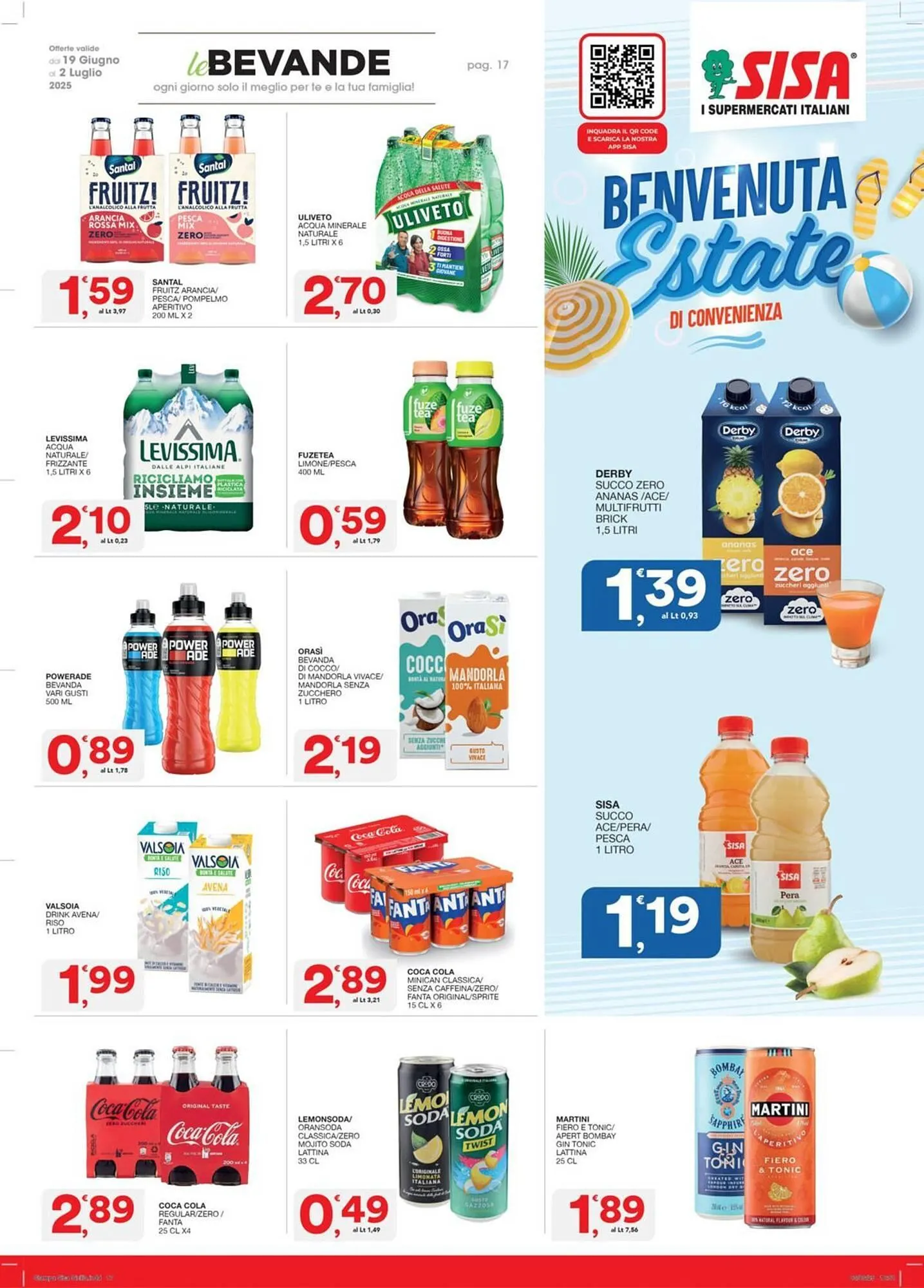 Volantino Sisa da 19 giugno a 2 luglio di 2025 - Pagina del volantino 17