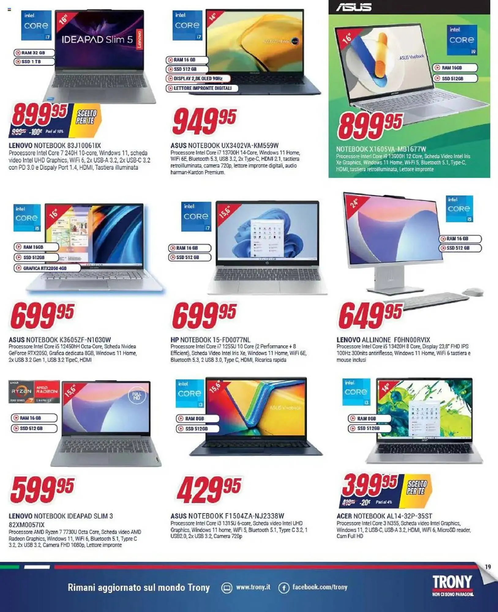 Volantino Trony da 17 ottobre a 29 ottobre di 2025 - Pagina del volantino 19