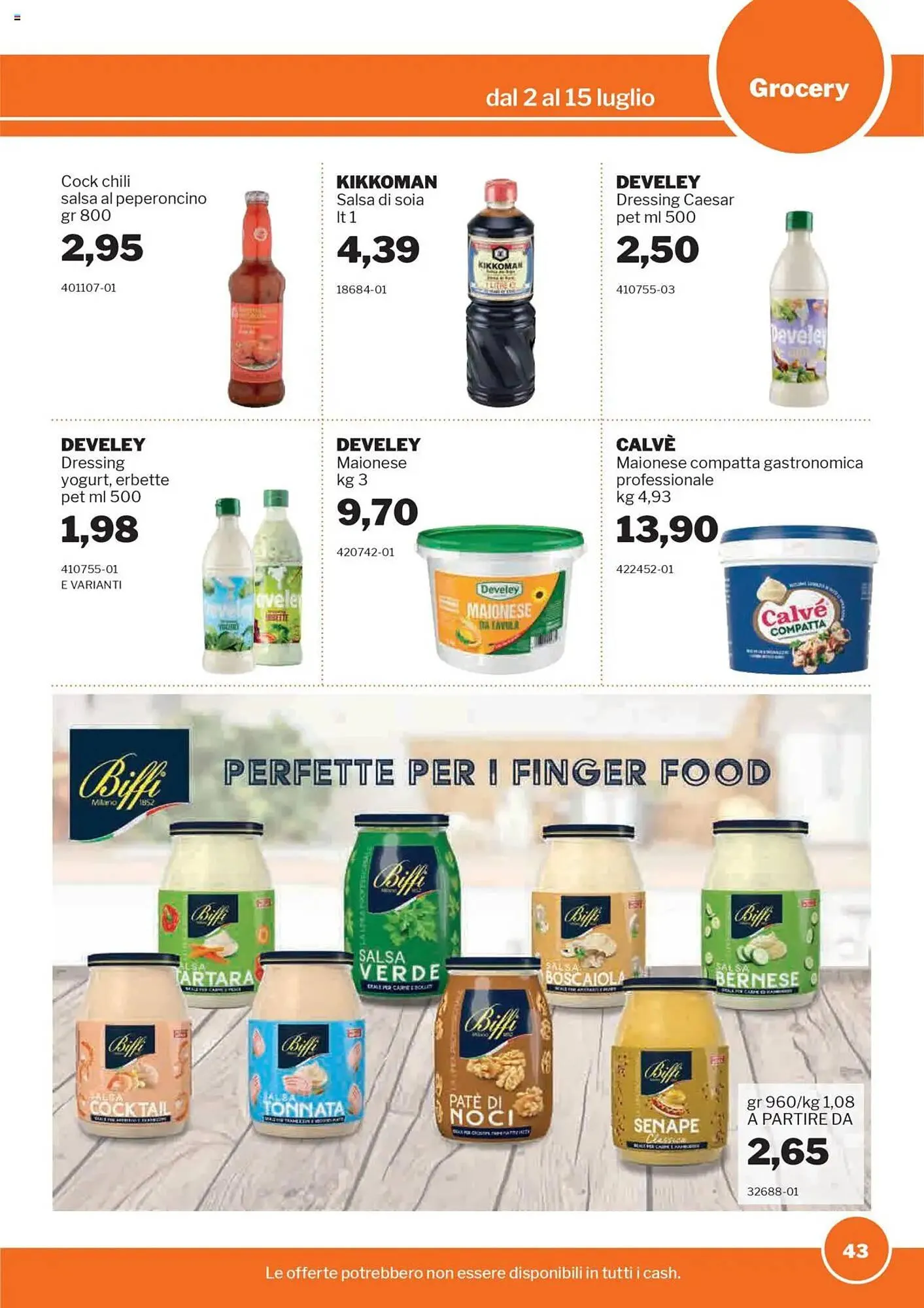 Volantino GrosMarket da 2 luglio a 15 luglio di 2025 - Pagina del volantino 43