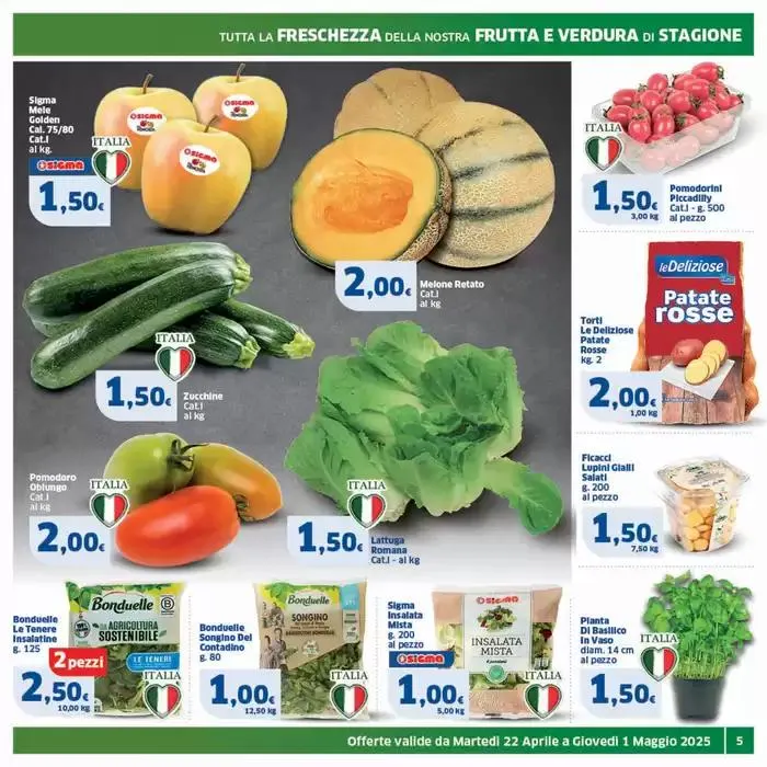 Nuova apertura da 22 aprile a 1 maggio di 2025 - Pagina del volantino 5