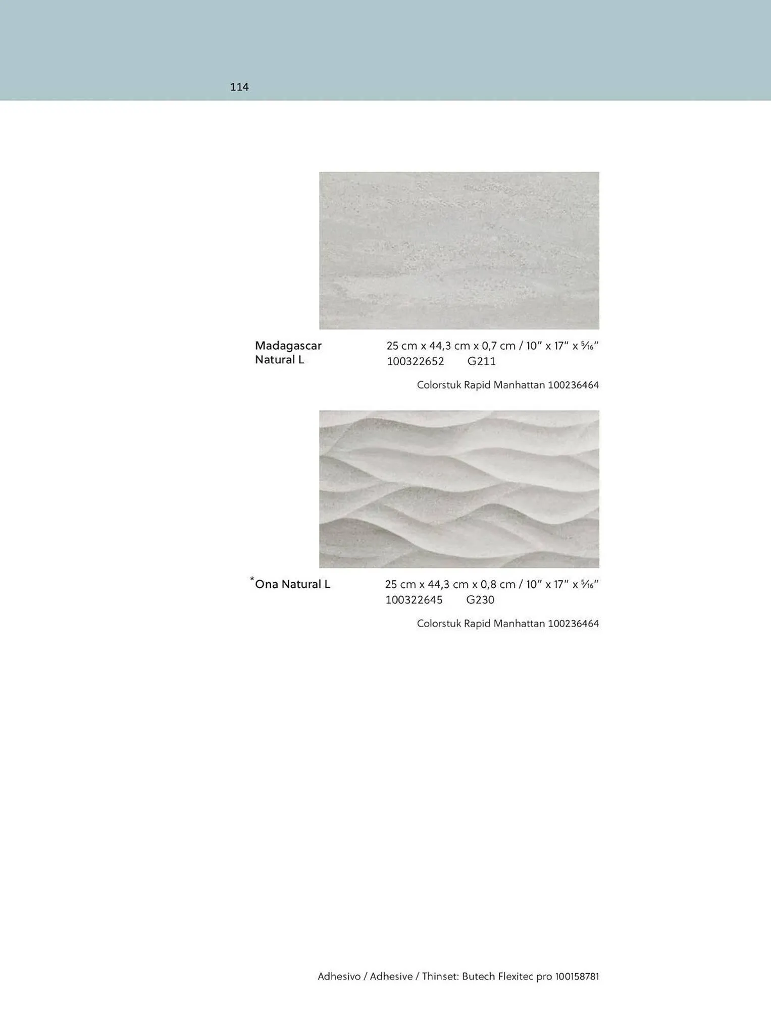 Catalogue Porcelanosa du 27 juin au 31 décembre 2025 - Catalogue page 114