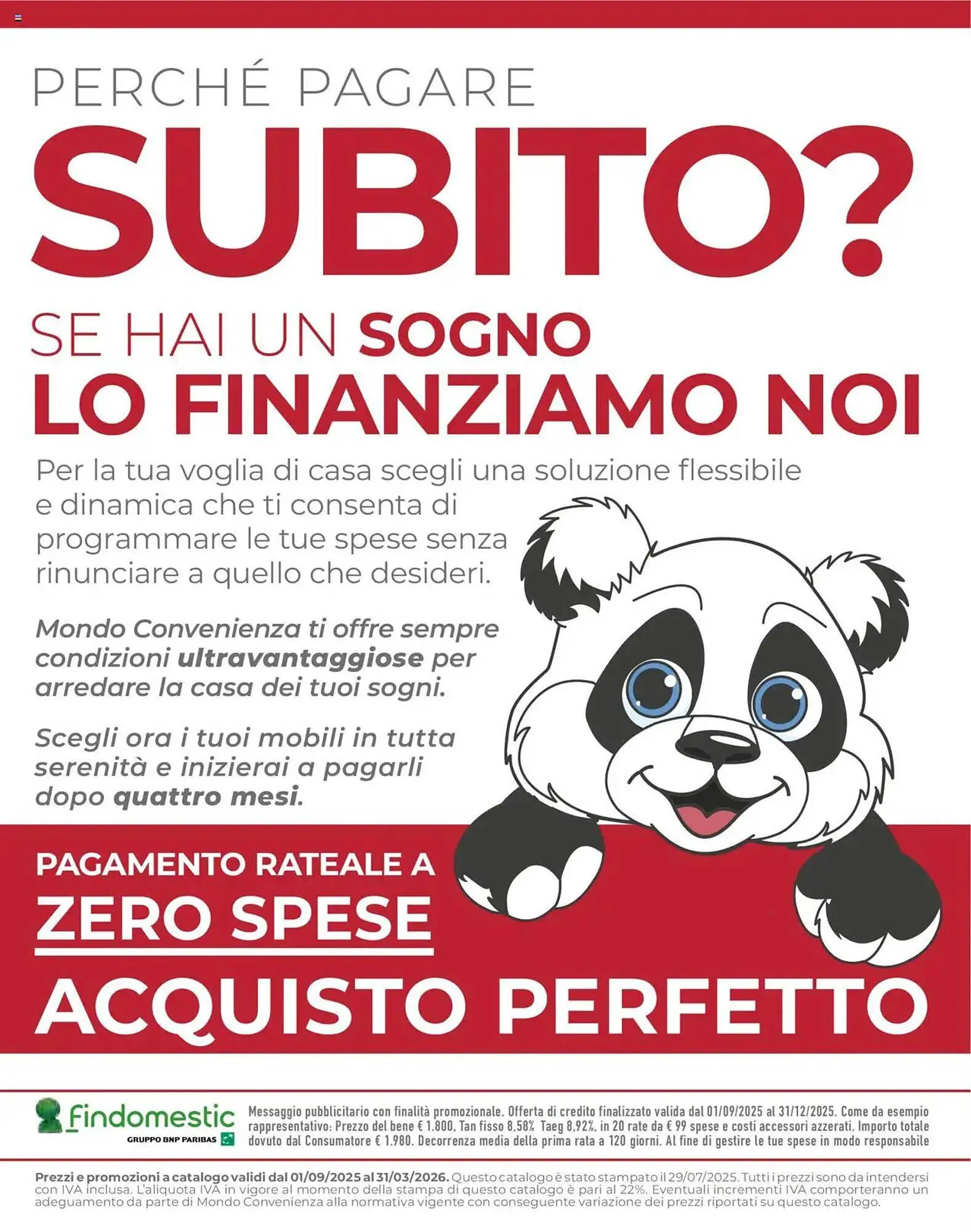 Volantino Mondo Convenienza da 1 settembre a 31 dicembre di 2025 - Pagina del volantino 2