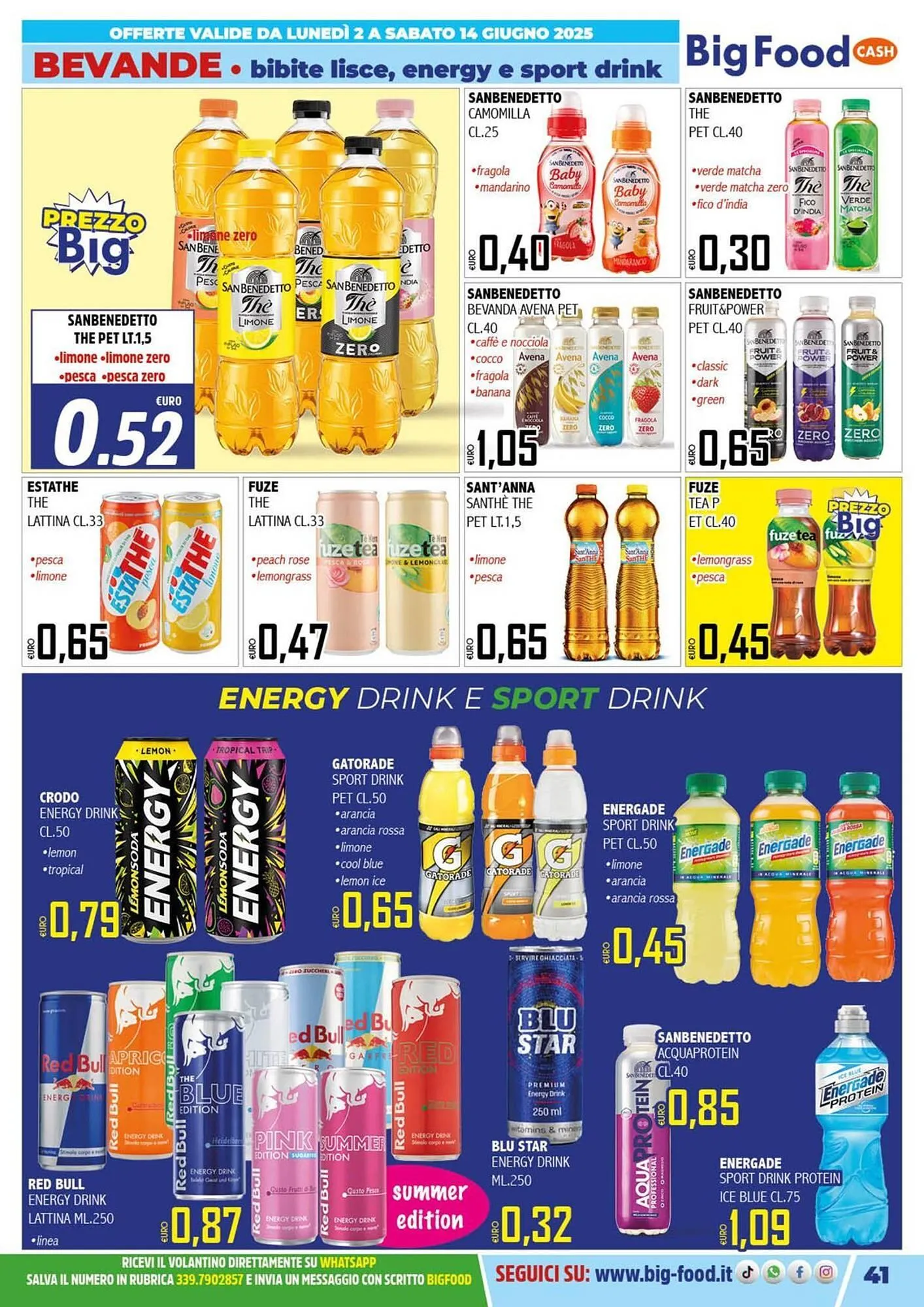 Volantino Big Food da 2 giugno a 14 giugno di 2025 - Pagina del volantino 41