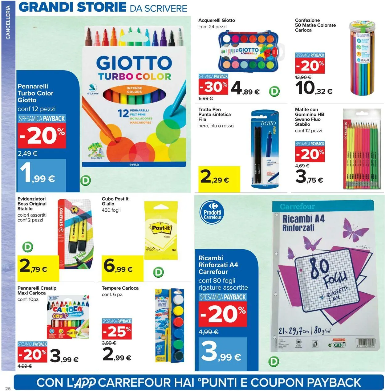 Carrefour Volantino attuale da 21 agosto a 4 settembre di 2025 - Pagina del volantino 26
