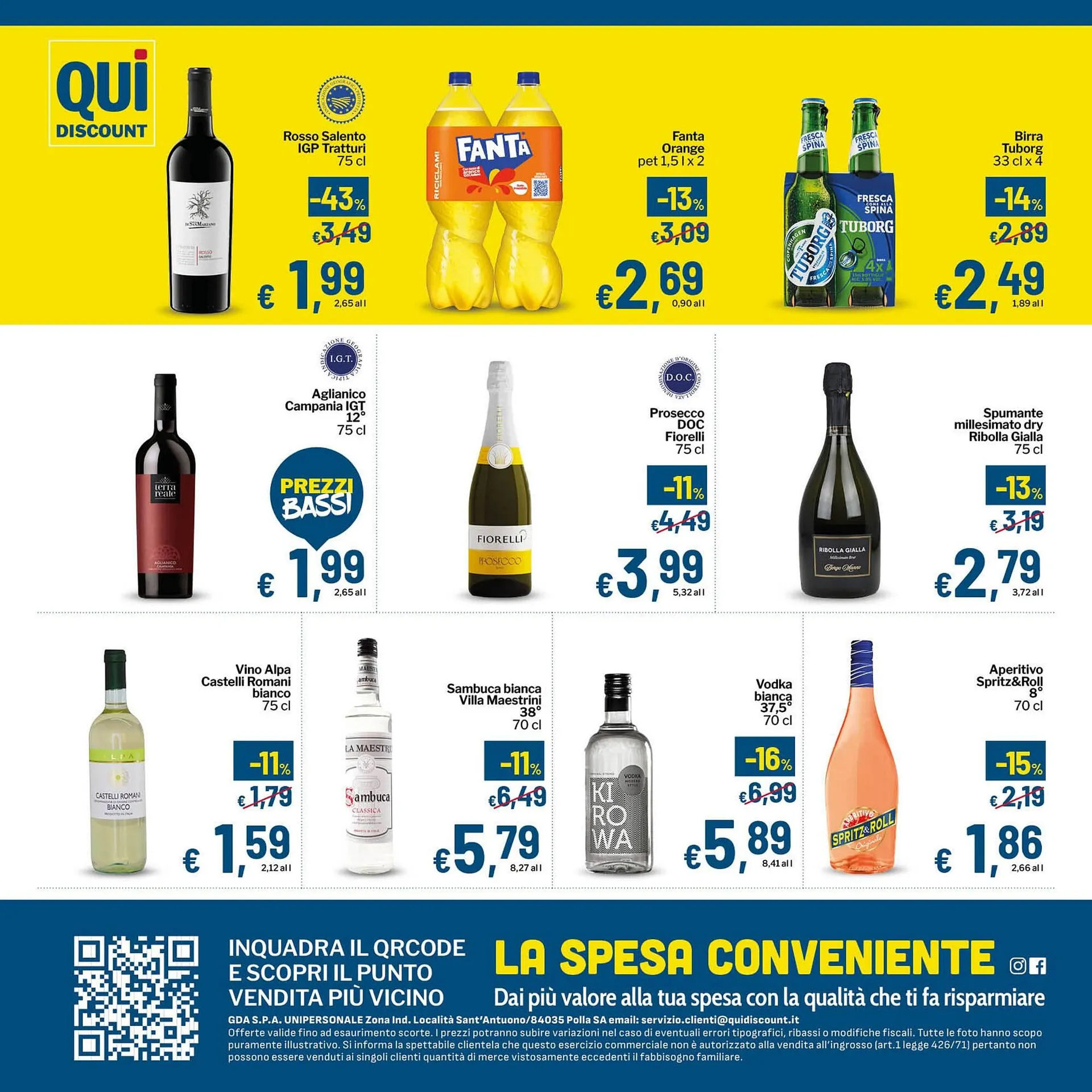 Volantino Qui Discount da 17 febbraio a 1 marzo di 2026 - Pagina del volantino 8