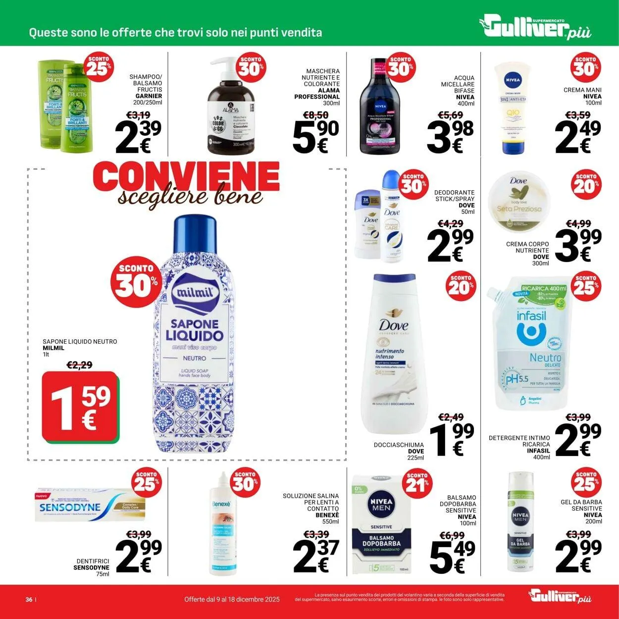 Gulliver Volantino attuale da 9 dicembre a 18 dicembre di 2025 - Pagina del volantino 36