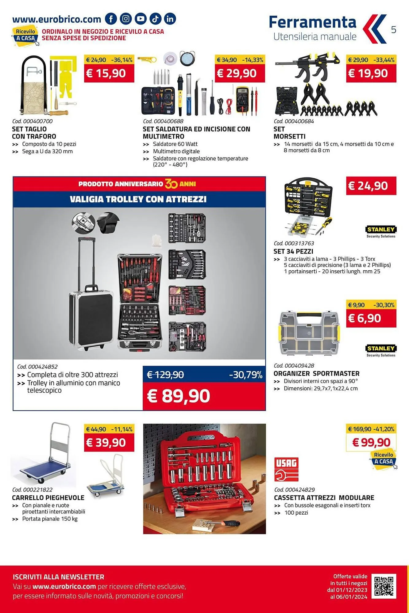 Volantino Eurobrico da 1 dicembre a 6 gennaio di 2024 - Pagina del volantino 5