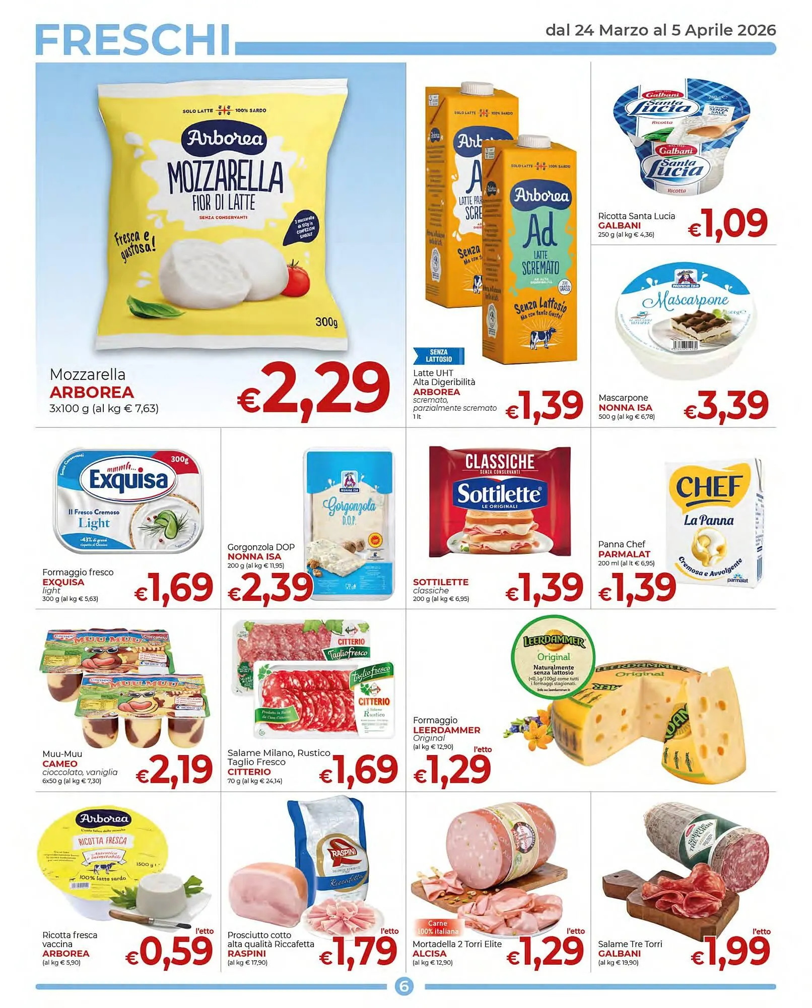 Volantino Supermercati Nonna Isa da 24 marzo a 5 aprile di 2026 - Pagina del volantino 6