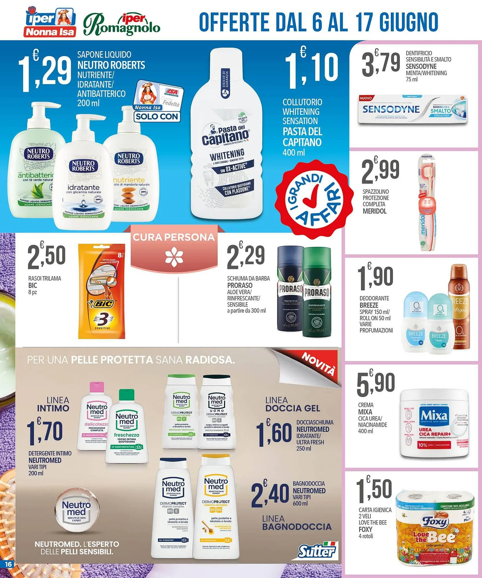 Volantino Iper Nonna Isa da 6 giugno a 17 giugno di 2025 - Pagina del volantino 16
