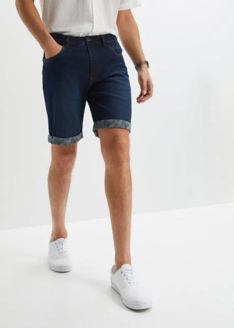 Bermuda di jeans elasticizzati, regular fit