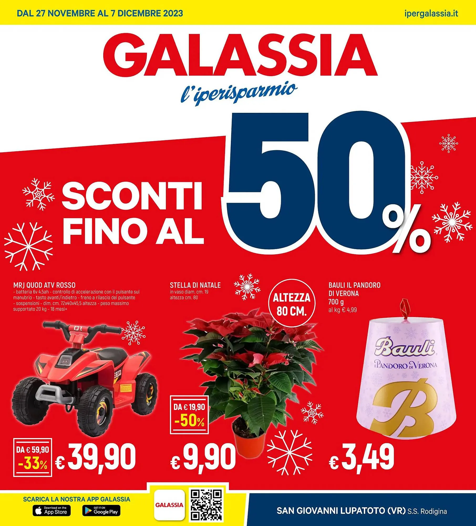 Volantino Galassia da 27 novembre a 7 dicembre di 2023 - Pagina del volantino 1